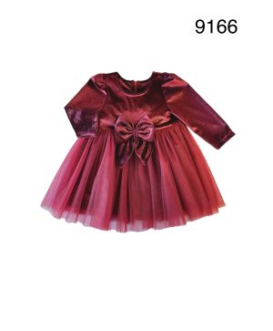 Φορεμα sweet baby χρωμα βουργουνδι