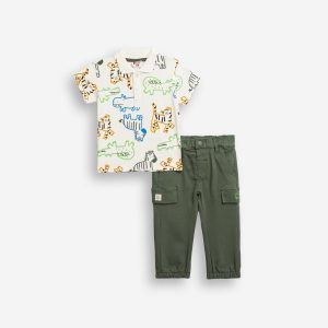 Αγόρι bebe με cargo παντελόνι (ελαστικό και μαλακό)Funky-Kids